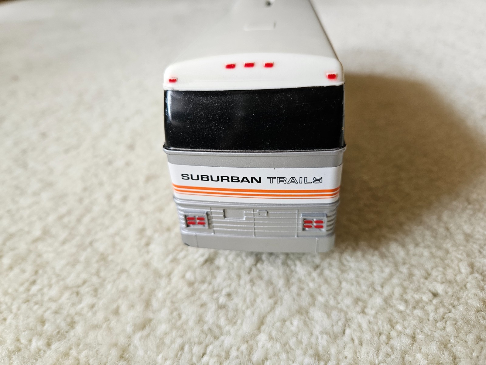 Vintage 1980s Jimson Suburban Transit Bus 10″ long Plastic Bank