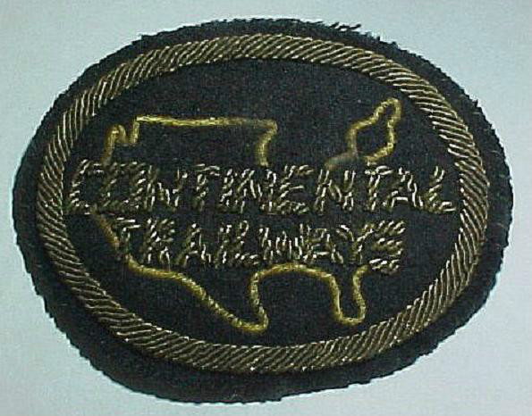 40s 50s *Continental Trailways* Bullion Wire Hat Badge – Gemsco SB