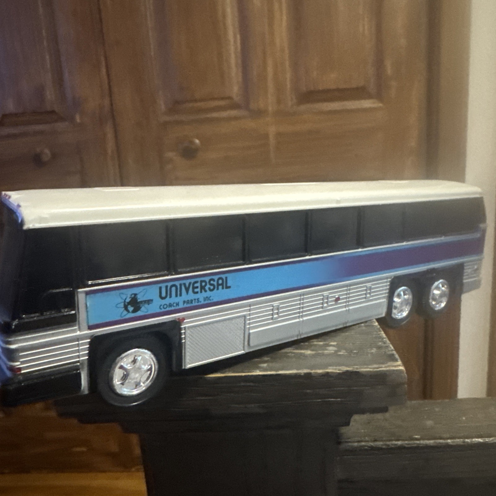 Jimson Bus Plastic Coin Bank Universal Coach Parts Inc 200 Hong Kong Toy