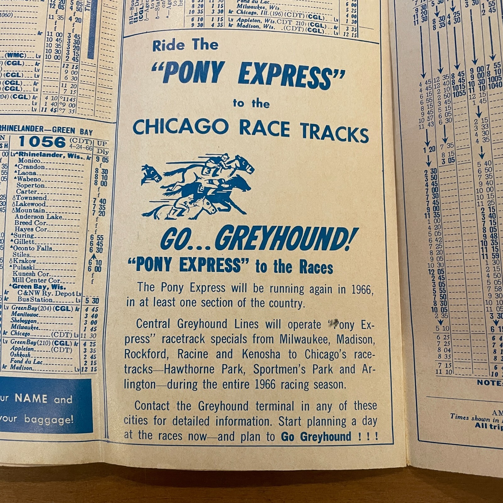 1962 63 68 Greyhound Bus Time Tables San Antonio Chicago Wis Minn HemisFair ’68