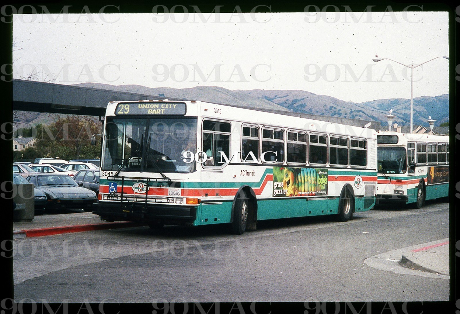 ACT. NABI BUS #3045. Original Slide. Oakland (CA) 1998.