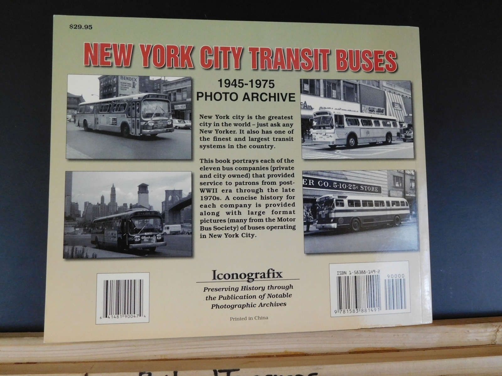 New York City Transit Buses 1945-1975 Photo Archive by Guy E Martin