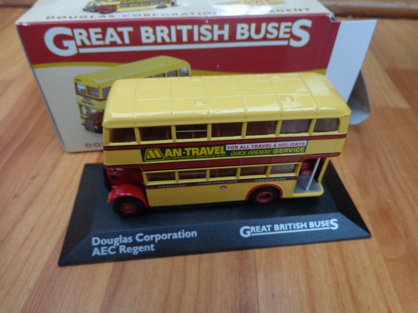ATLAS EDITIONS 1/76 GREAT BRITISH BUSES – DOUGLAS CORPORATION AEC REGENT BUS