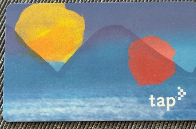 Los Angeles Metro LA TAP Fare Card Bus Subway Rail – For Collecting