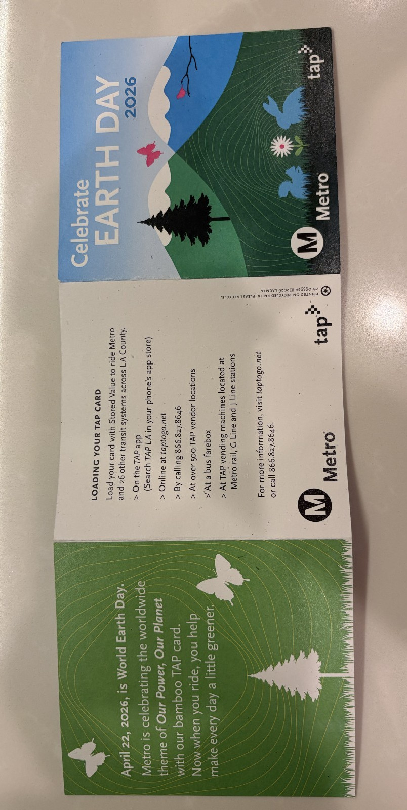 World Earth Day 2026 | LA Metro TAP Card