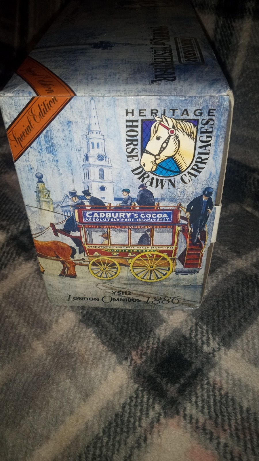 Matchbox Models of Yesteryear YSH 2 London Omnibus 1886 Horse Drawn Carriage