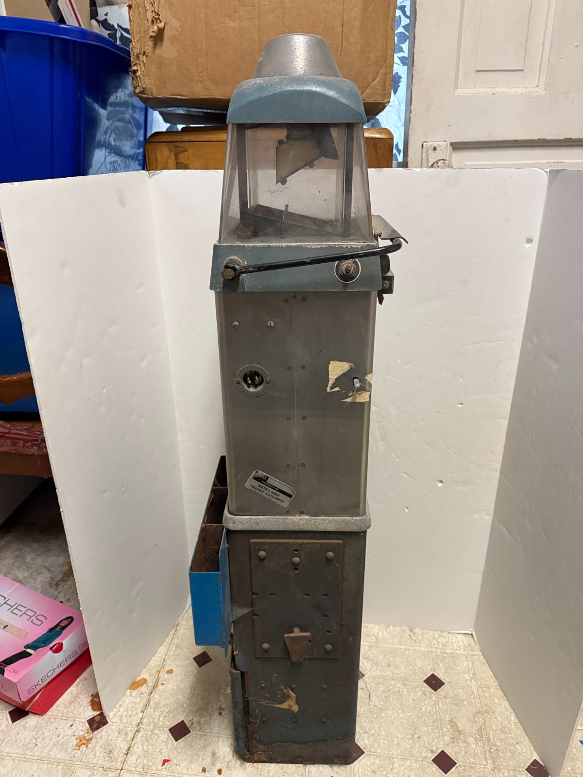 Vintage Keen Corporation Bus Fare Box Metro Area Transit Authority Omaha