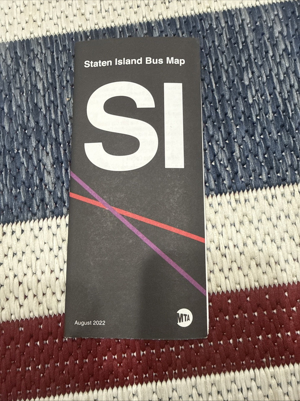 NYC MTA New York City Staten Island Borough Bus Map August 2022
