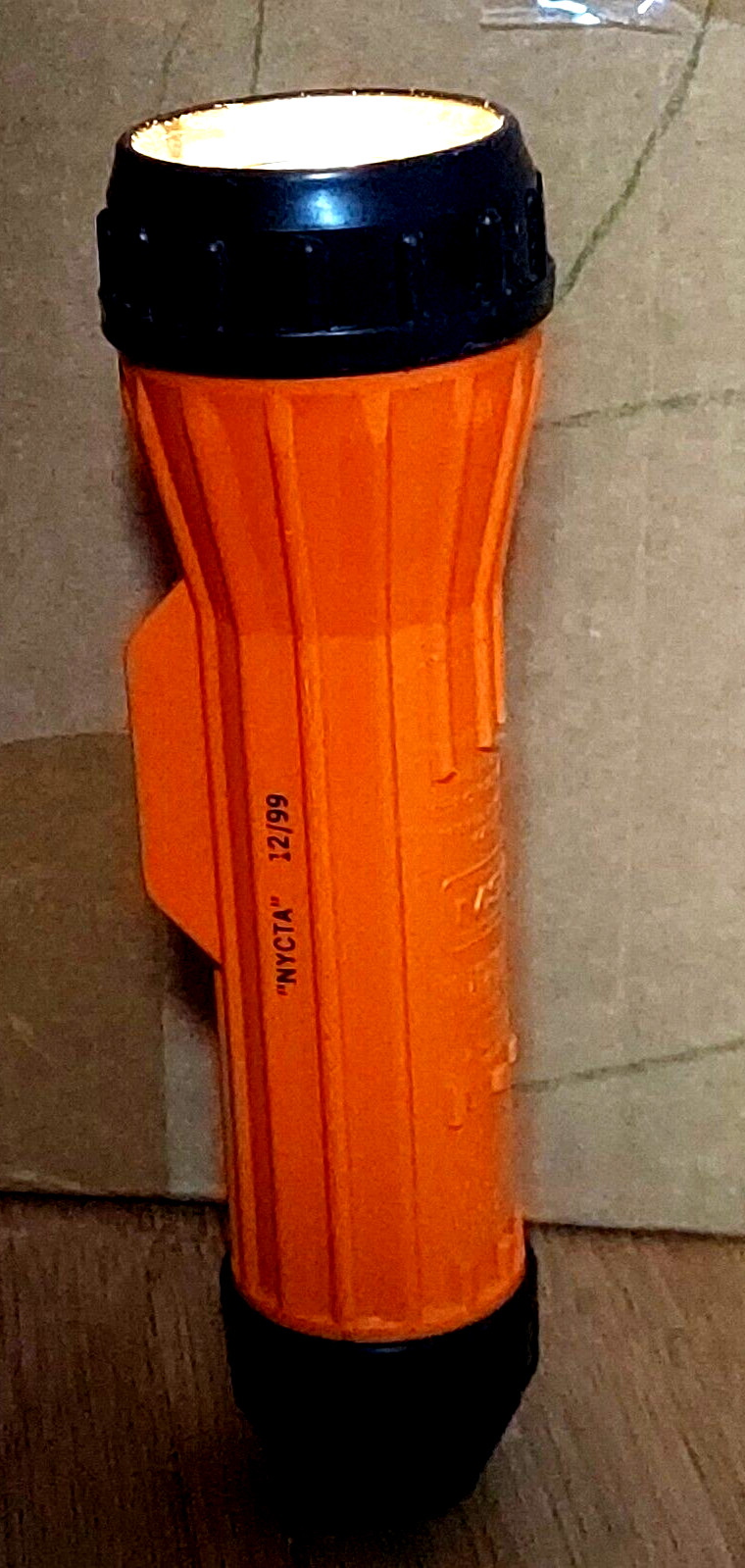 vtg NEW YORK CITY TRANSIT AUTHORITY NYCTA MHSA/Fulton OFFICIAL FLASHLIGHT USA