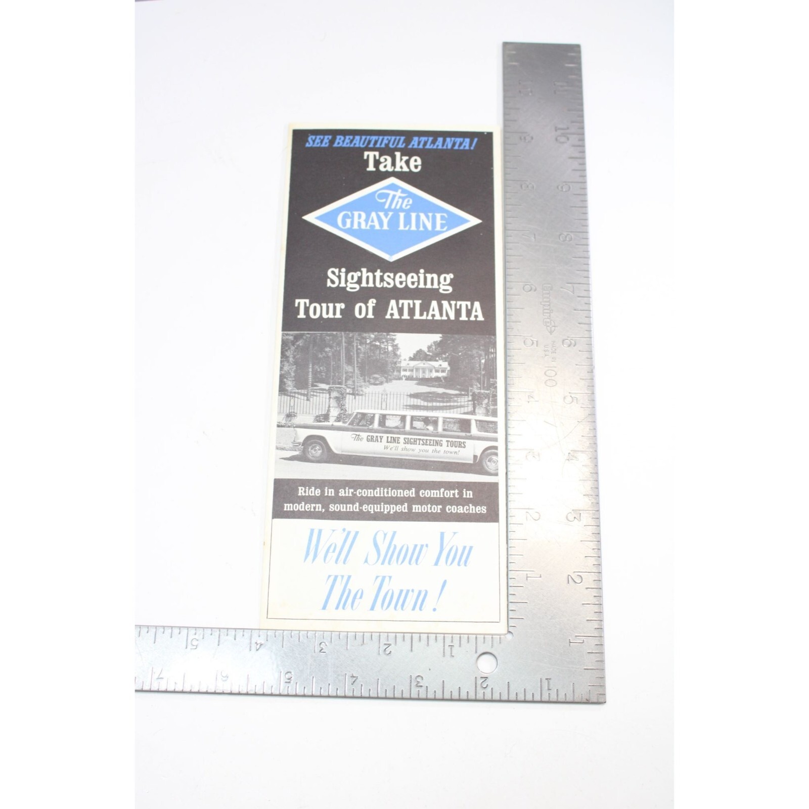 Gray Line Sightseeing Tour of Atlanta Brochure Vintage 88621