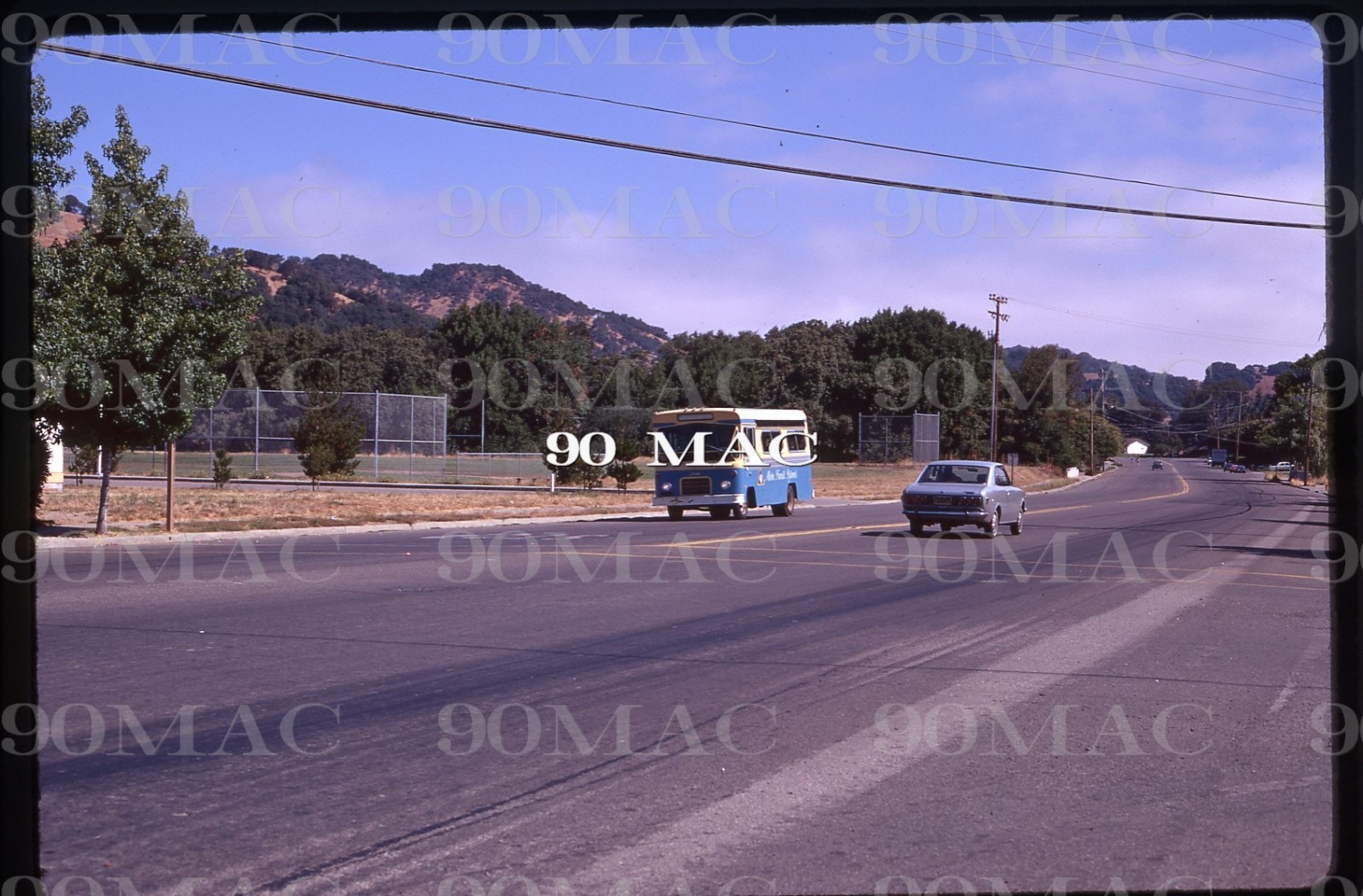 MARIN TRANSIT. FLXETTE BUS. San Rafael (CA). Original Slide 1971. (A)