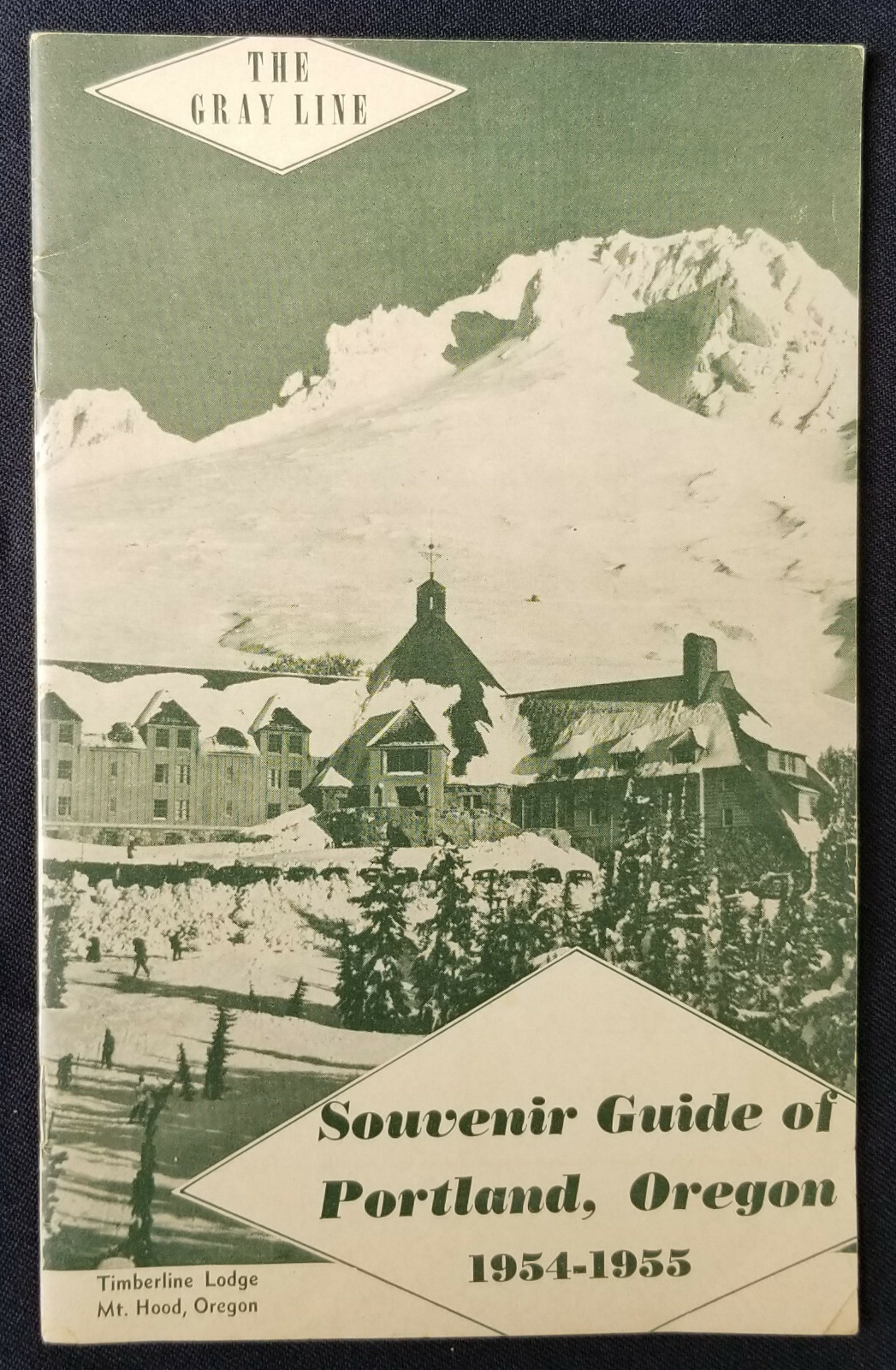 Gray Line Bus Portland Oregon Souvenir Guide 1954 Advertising