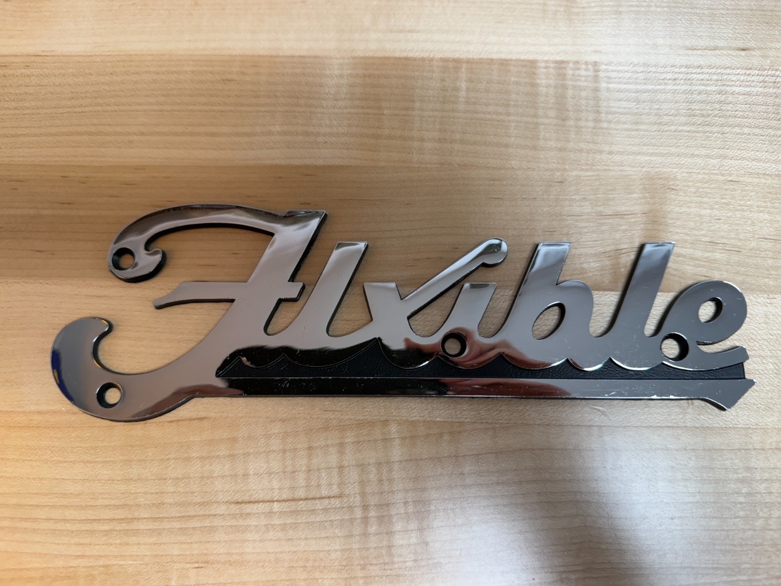 Flxible transit bus emblem – New old stock (NOS)