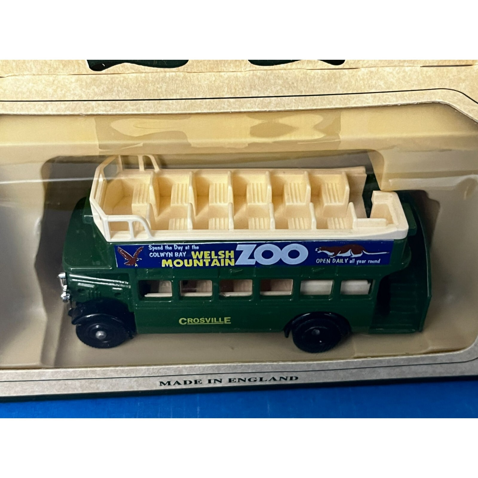 Lledo Days Gone 1932 AEC Regent Open Top Bus No. 68003 Welsh Mountain Zoo