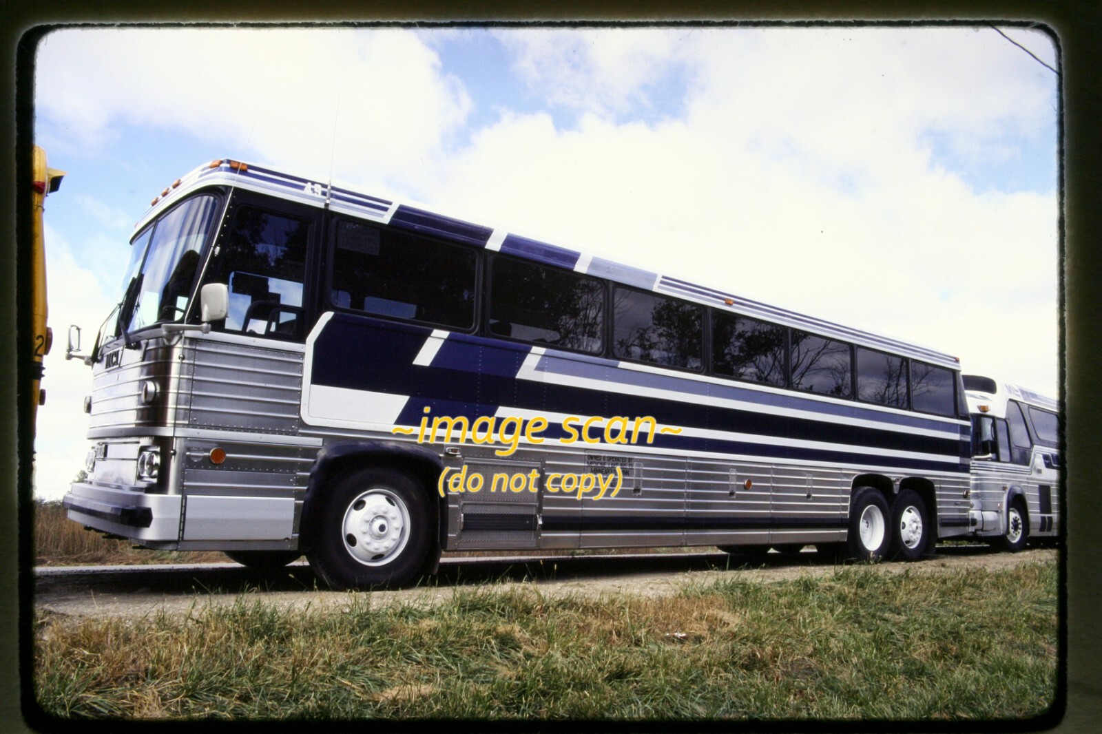 Medicine Lake Co, Minneapolis Minnesota Coach Bus in 1979, Kodachrome Slide e25a