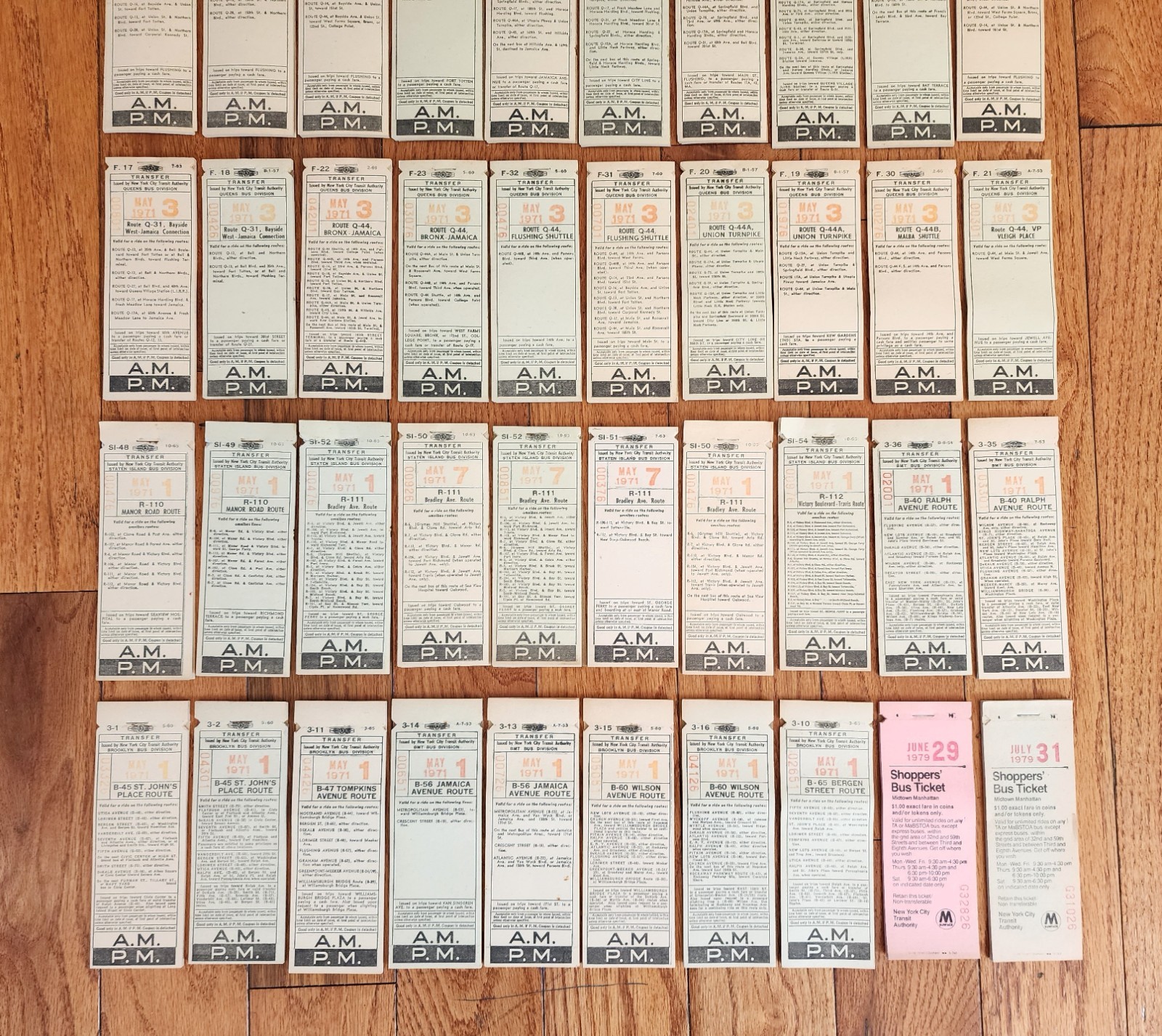 LOT 50 – NYCTA MABSTOA NYC BUS TICKET BOOKS BROOKLYN QUEENS STATEN ISLAND NY