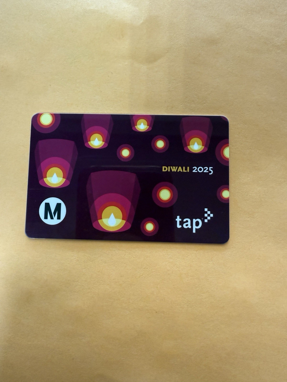 Los Angeles Metro Tap Card Diwali 2025