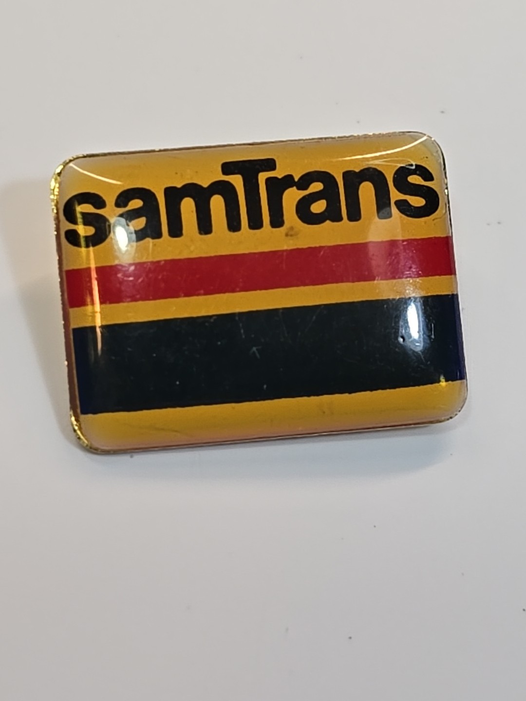 samTrans Lapel Pin Bus Service for San Mateo County California