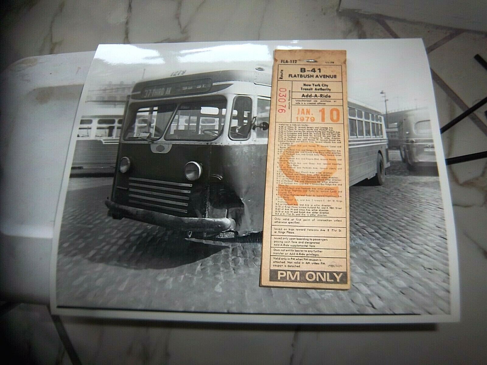 25 COMPLETE UNUSED TRANSFERS NOS NY NYC BUS FLATBUSH KINGS PLAZA BROOKLYN 1979