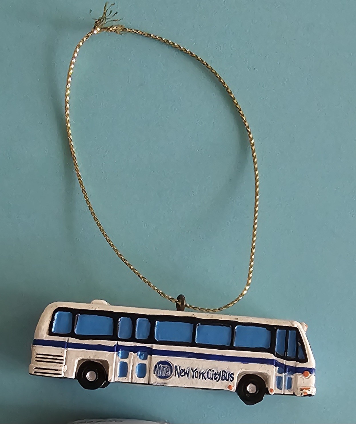 MTA GMC RTS Christmas Ornament. From NY Museum.