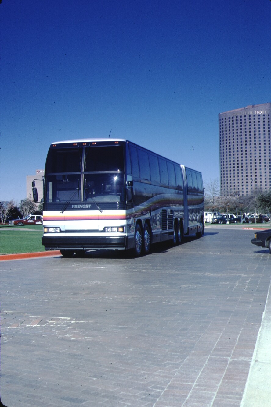 Prevost Bus Kodachrome original Kodak Slide