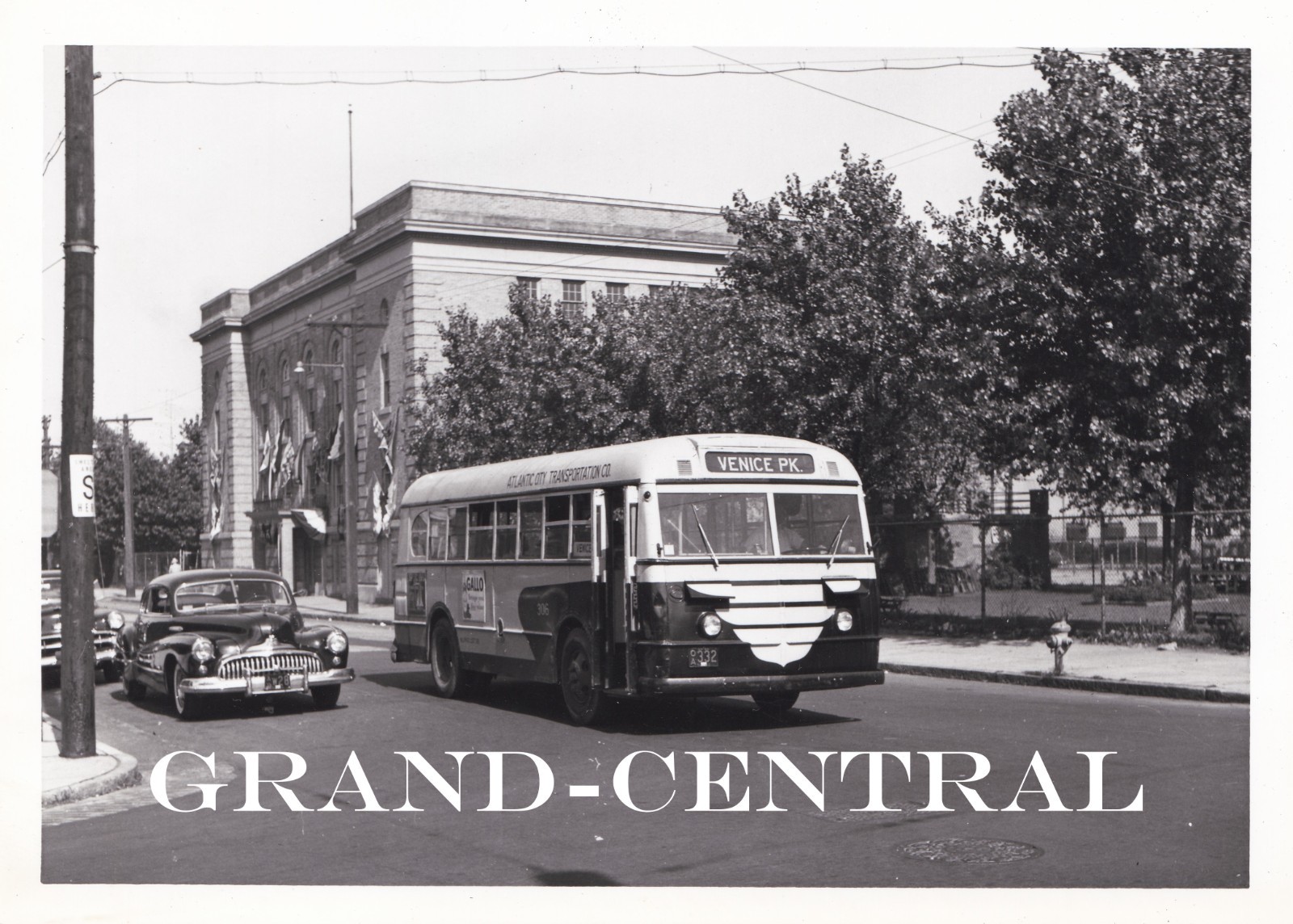 VINTAGE ATLANTIC CITY TRANSPORTATION CO ATC BUS PHOTO #306 VENICE PARK NJ