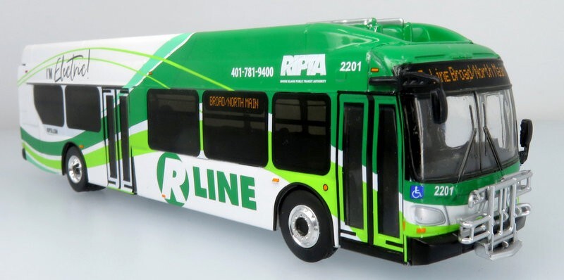 Iconic Replicas 1:87 NFI Xcelsior Charge NG Electric Transit Bus: Providence