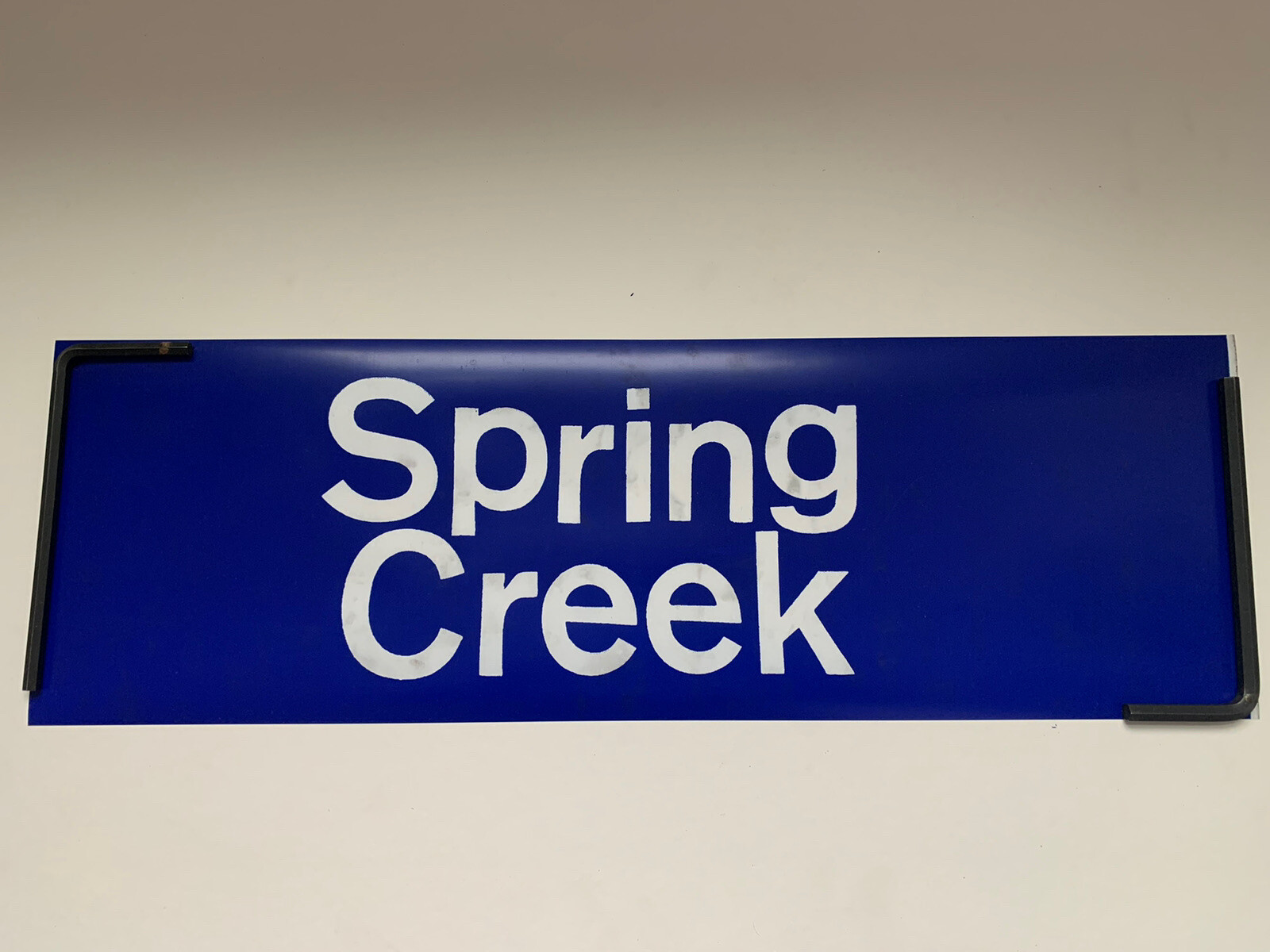 NY NYC BUS ROLL SIGN FRESH POND DEPO SPRING CREEK QUEENS HOWARD BEACH BROOKLYN