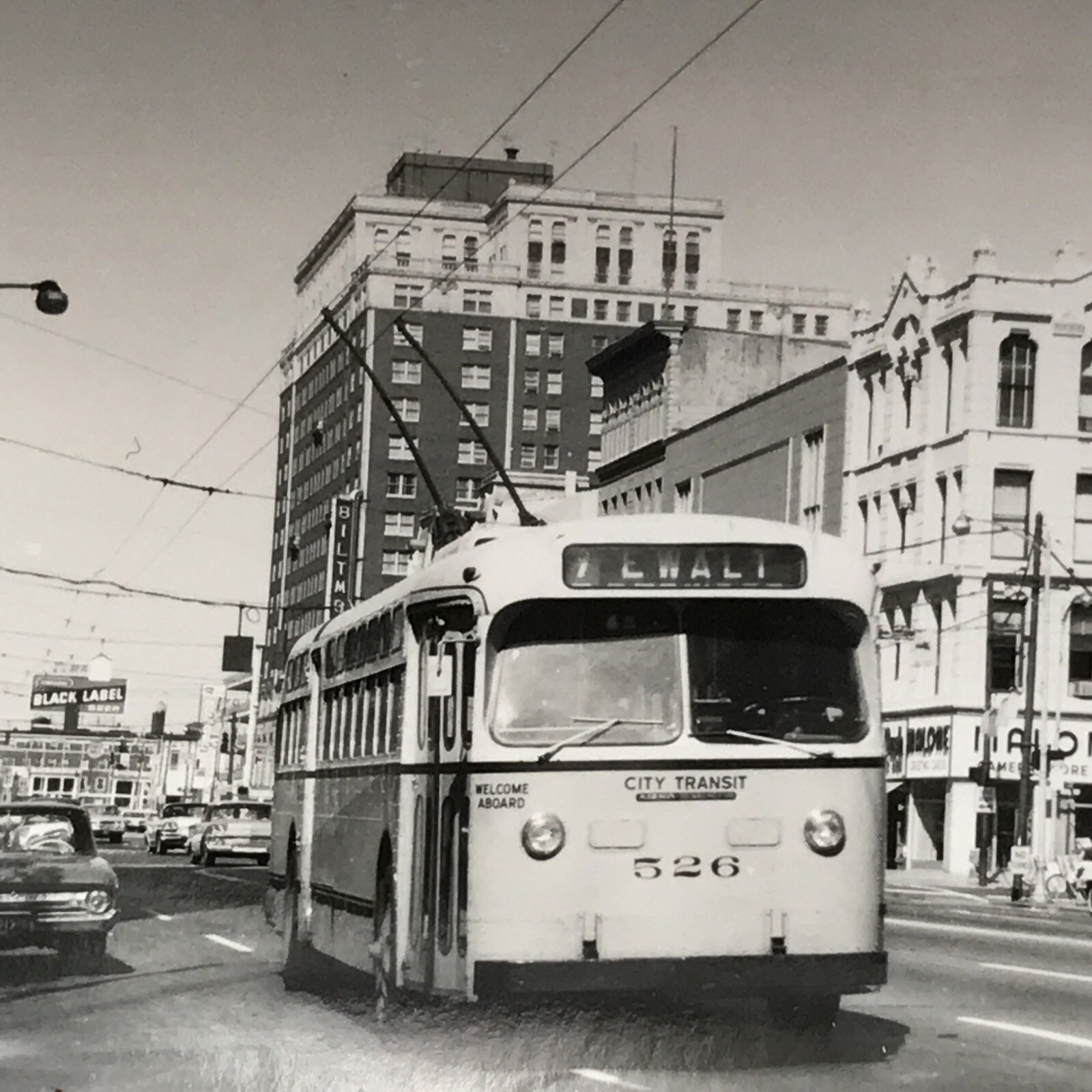 Trackless Trolley City Transit Lines CTL Dayton Ohio Bus 526 Route 7 Ewalt Photo