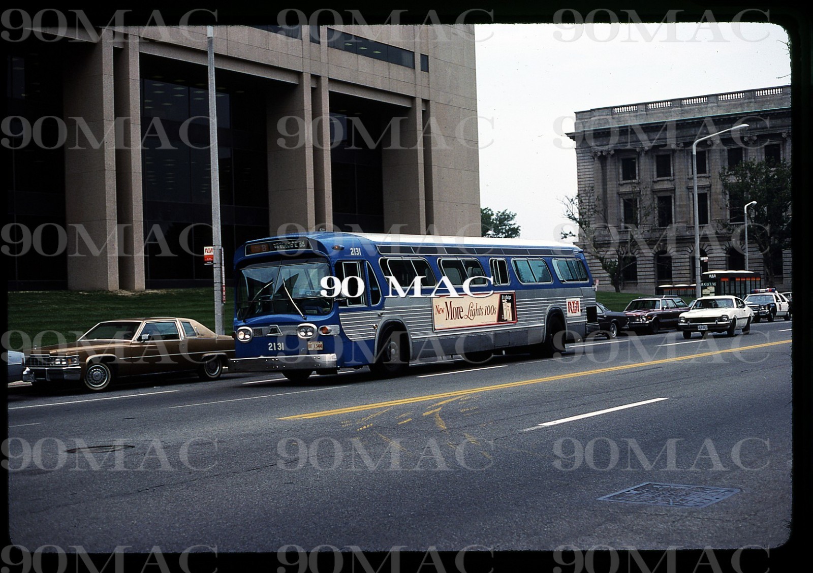 GCRTA. GM COACH BUS #2131. Cleveland (OH). Original Slide 1981.