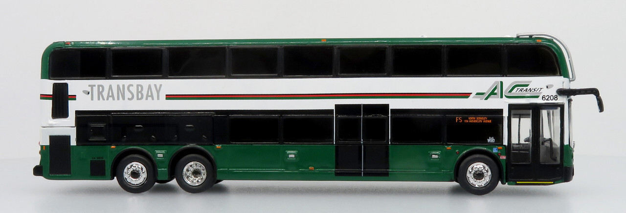 New Alexander Dennis Double Decker A/C Transit Calif. 1/87 Scale Iconic Replicas