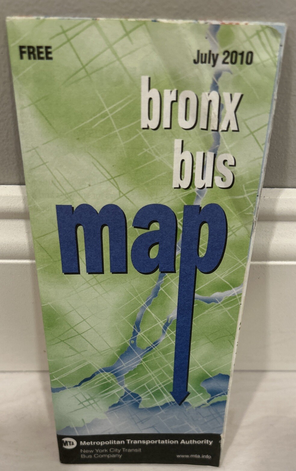 JULY 2010 NEW YORK CITY TRANSIT BRONX BUS MAP . NEW.