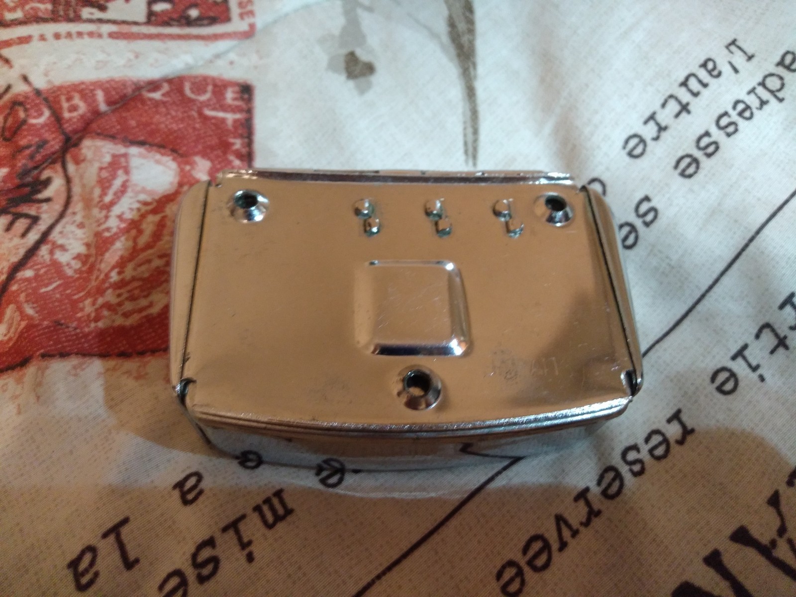 1950’s Continental Trailways Bus Org Ash tray Chrome Rare Rat Rod