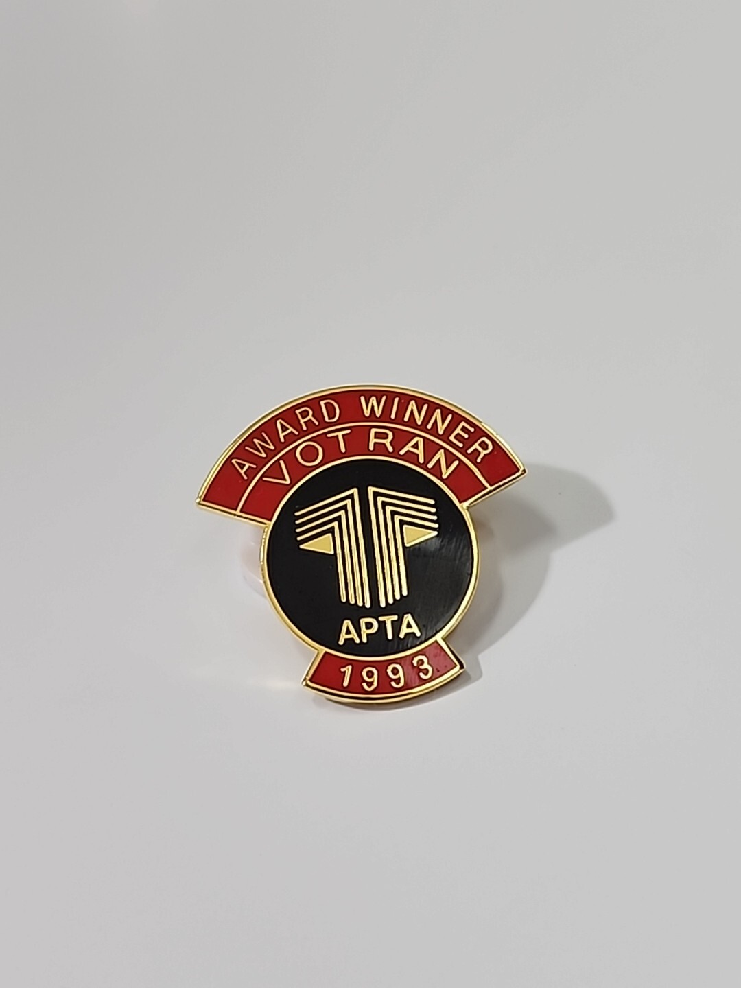 VOTRAN APTA Award Winner 1993 Pin Volusia County Florida Public Transit System *