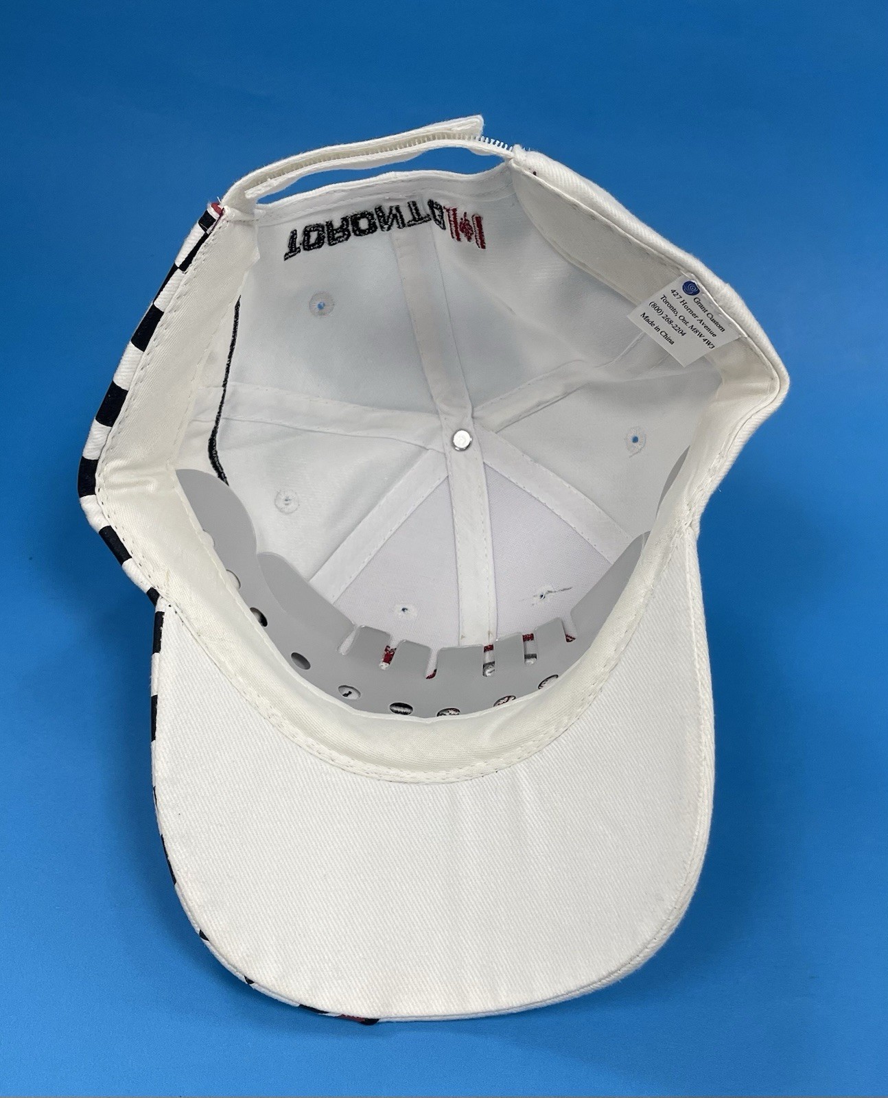 2007 TTC Toronto Transit White with Racing Flag Rodeo Adjustable Cap/Hat – New