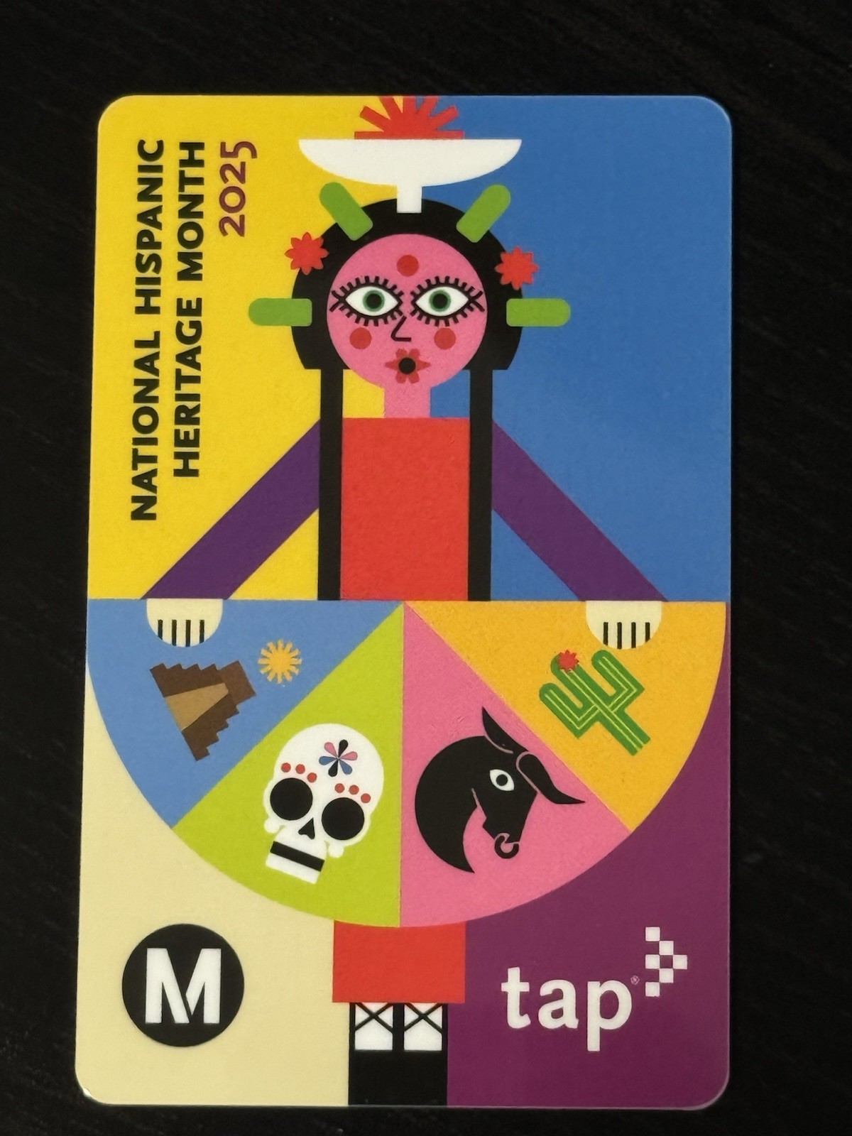 NEW Active Hispanic Heritage 2025 Los Angeles Metro LA TAP Fare Card Bus Rail