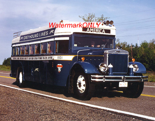 Vintage “Greyhound Lines” Bus “Roadside Americana” PHOTO! #(8b)