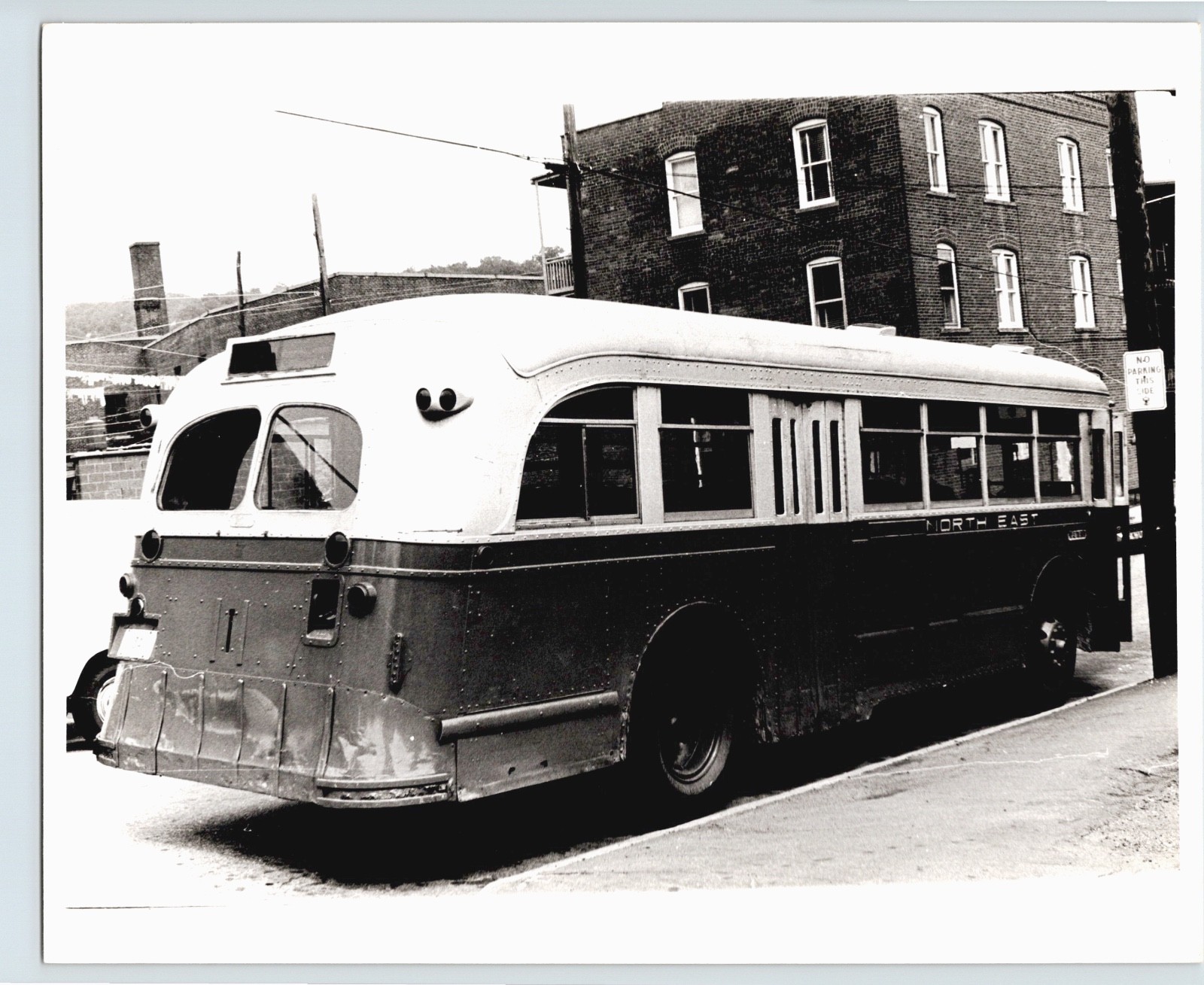 B12 Lot of 9 8×10 BUS photos Plymouth & Brockton C.R.&L. charles river BOSTON