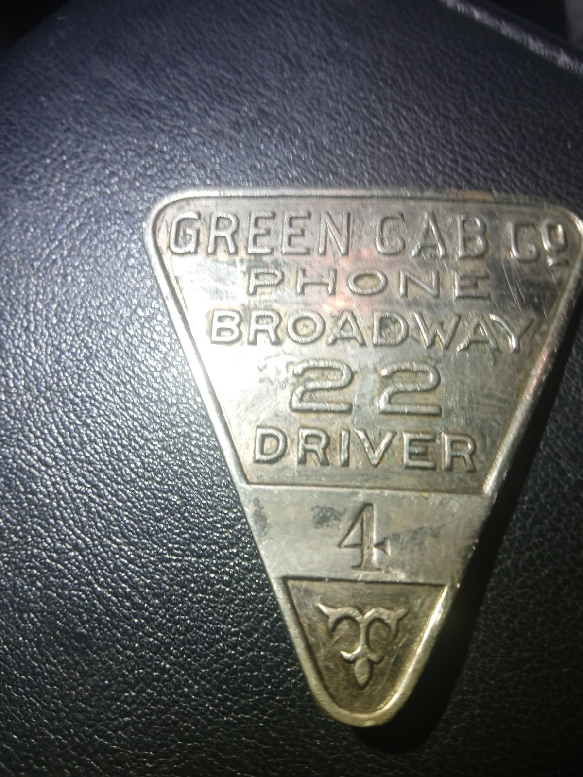 New York City Green Taxi Cab Company Employee Badge