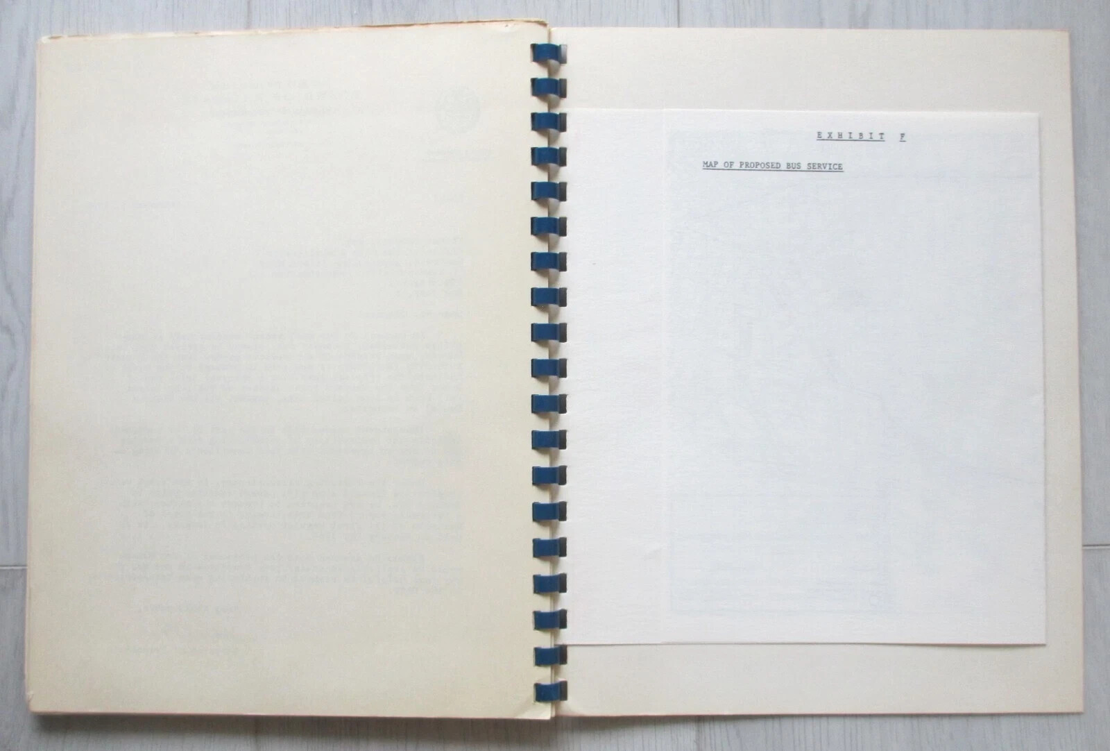 Vintage 1965 City of New York Queens Long Island Shuttle Bus Proposal Book