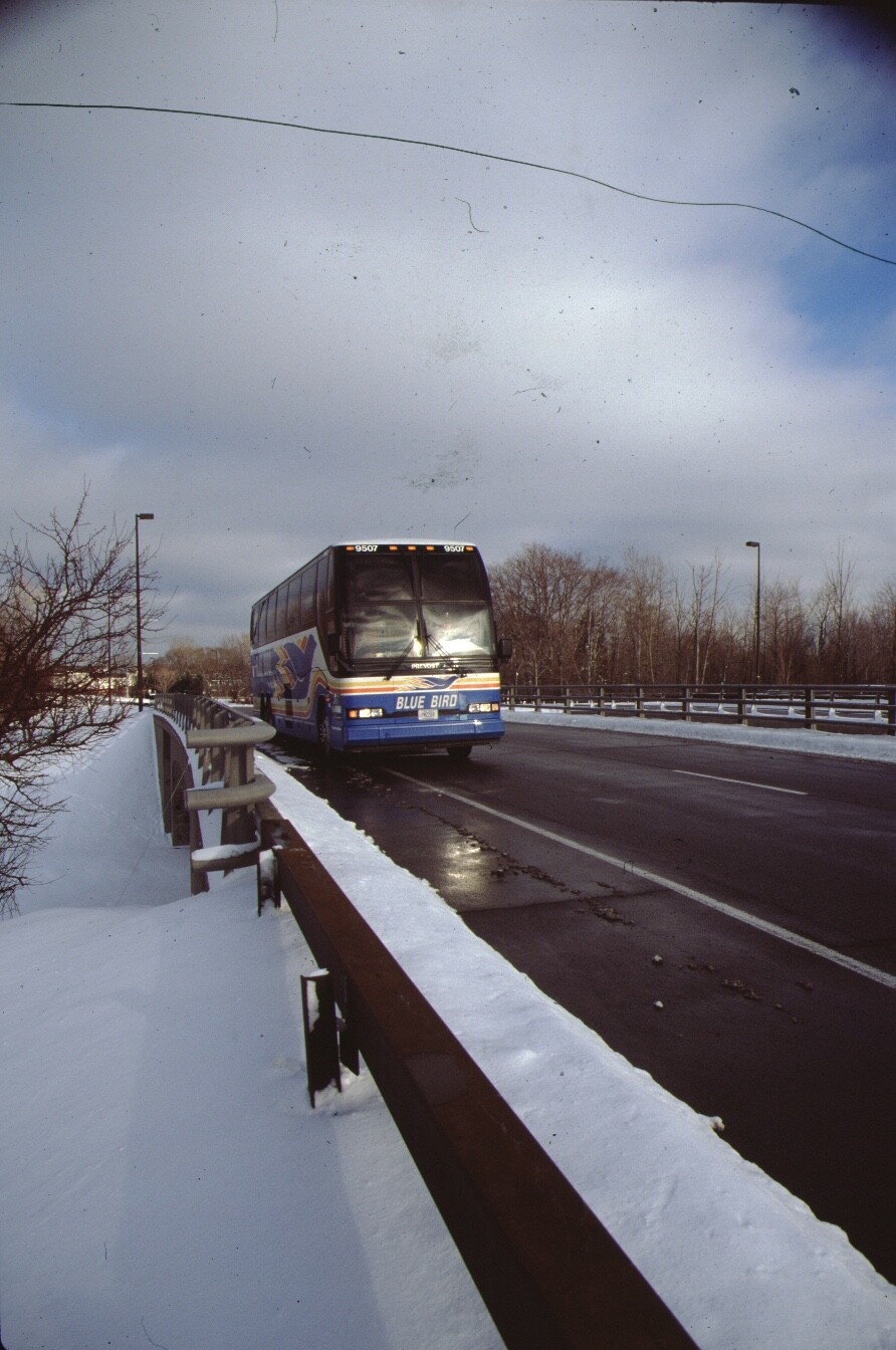 Blue Bird Prevost bus Original Slide