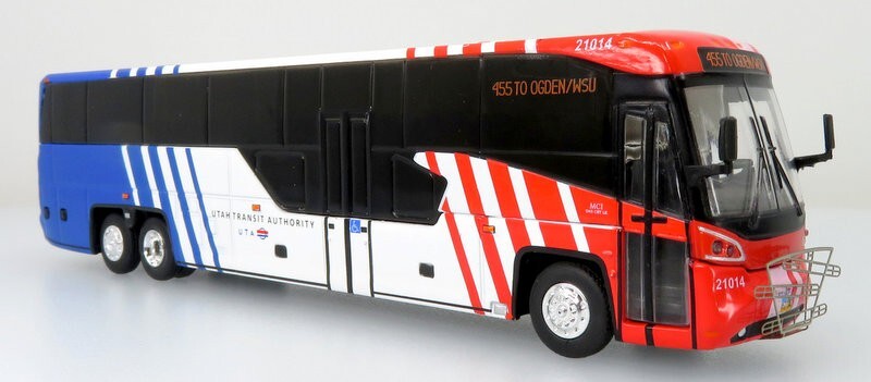 Iconic Replicas 1:87 MCI D45 CRT LE Coach: Utah Transit Authority (UTA)
