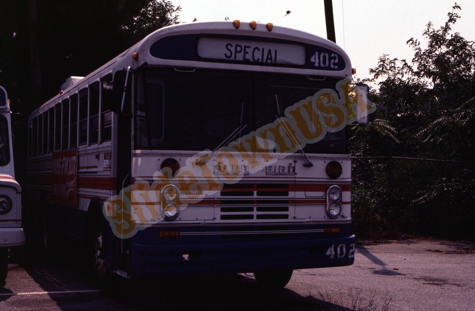 Vtg 1985 Bus Slide 402 Blue Bird Y1Q006