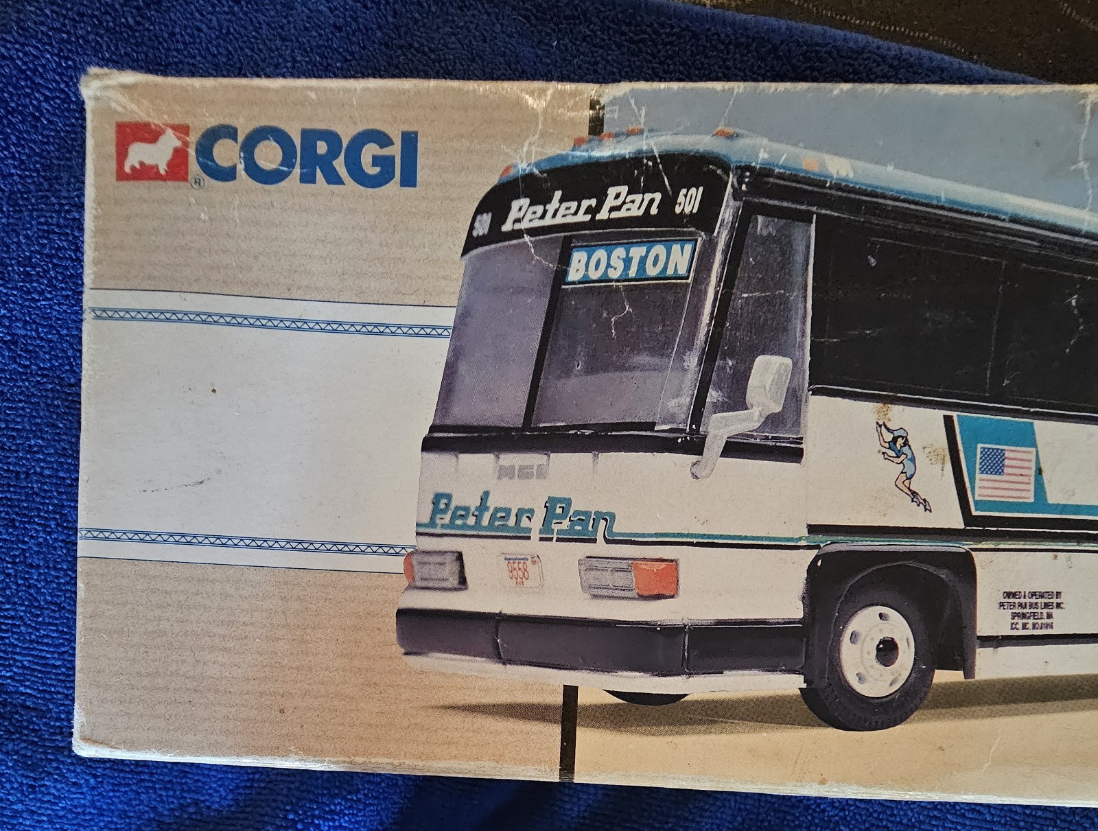 Corgi Peter Pan Bus. BOX ONLY. 1/50 Scale.