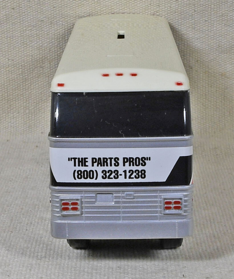 Jimson Bus Plastic Coin Bank Universal Coach Parts Inc No Box