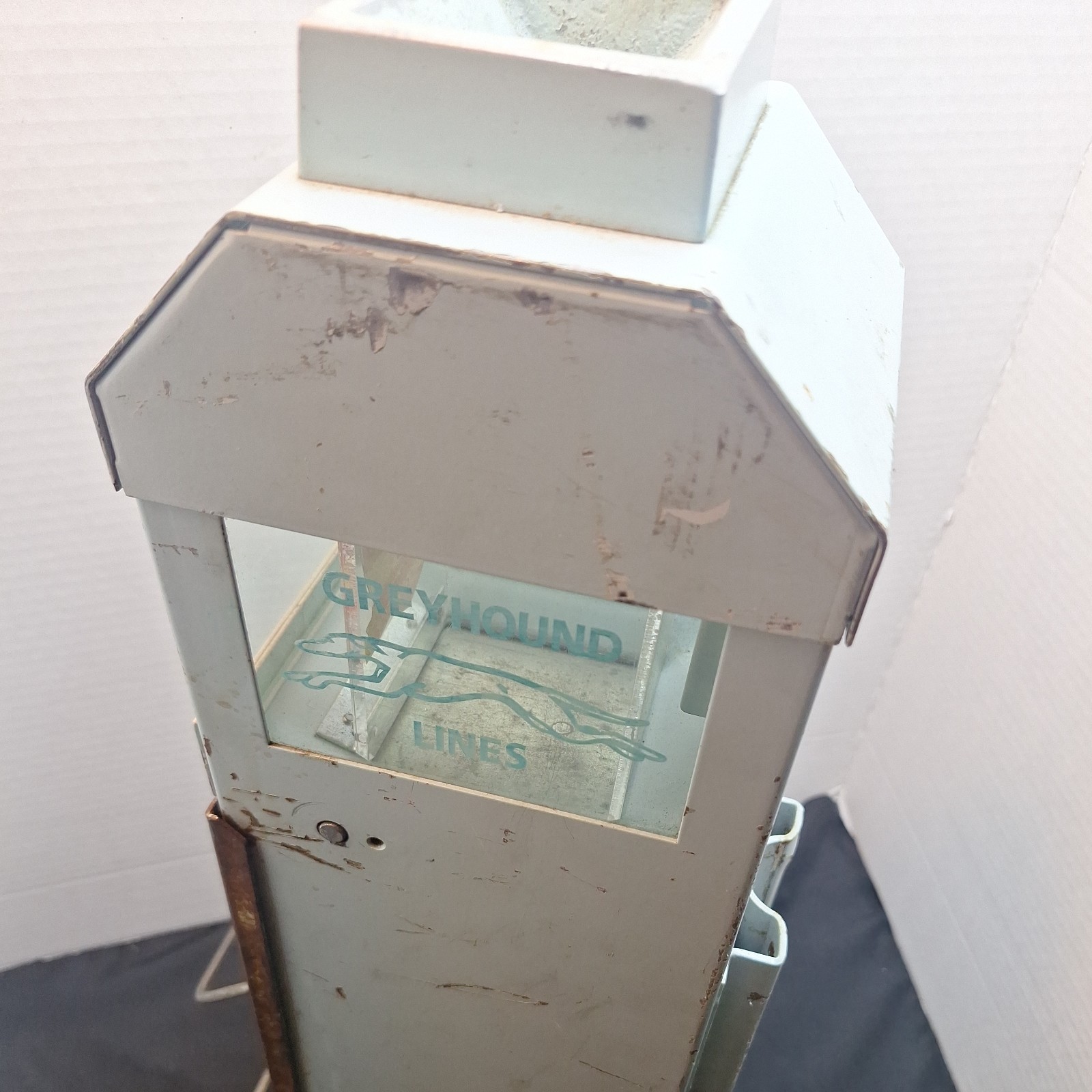 Vintage Greyhound Lines Coast To Coast Euclid Treasury Bus Fare Box With Keys