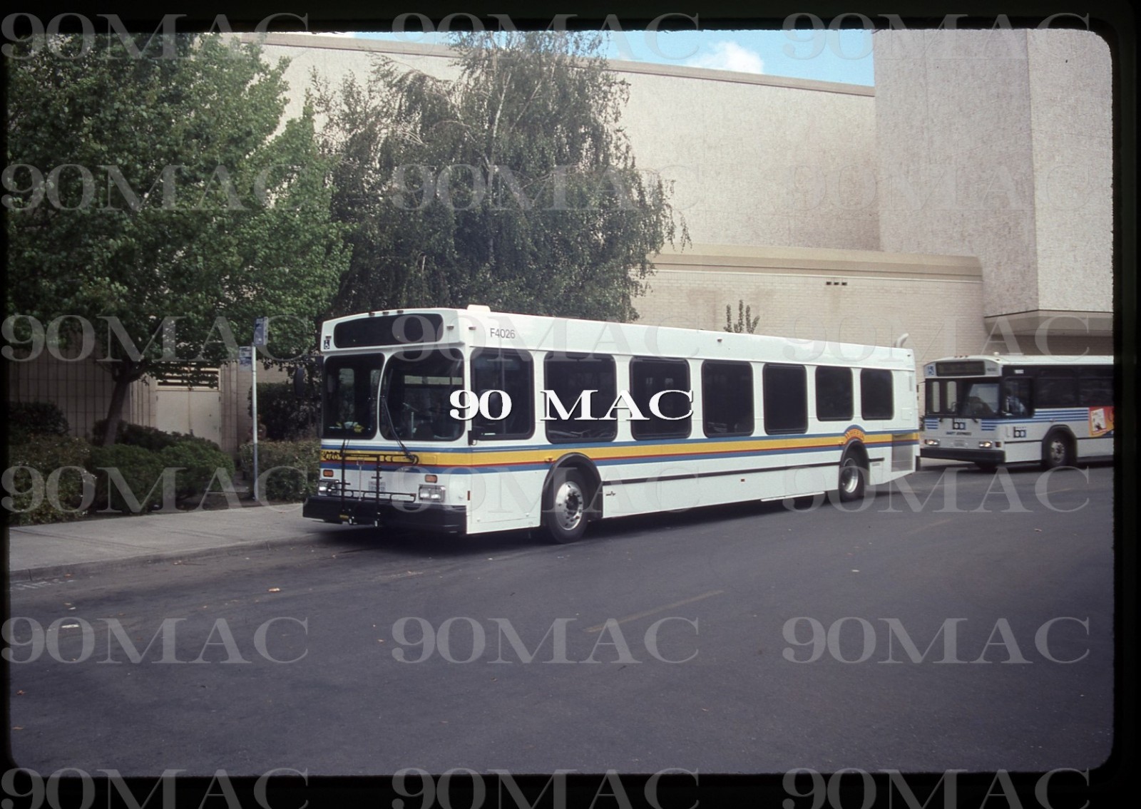 WHEELS-LAVTA. NEW FLYER BUS #F4026. Livermore (CA). Original Slide 1996.