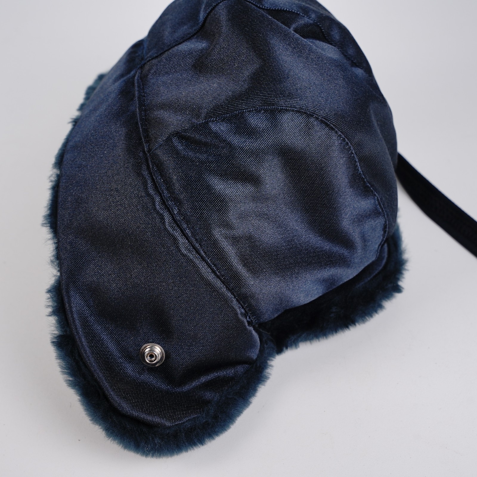 Vtg Greyhound Bus Driver Winter Hat w/ Emblem – Size Large – Made in USA – RARE