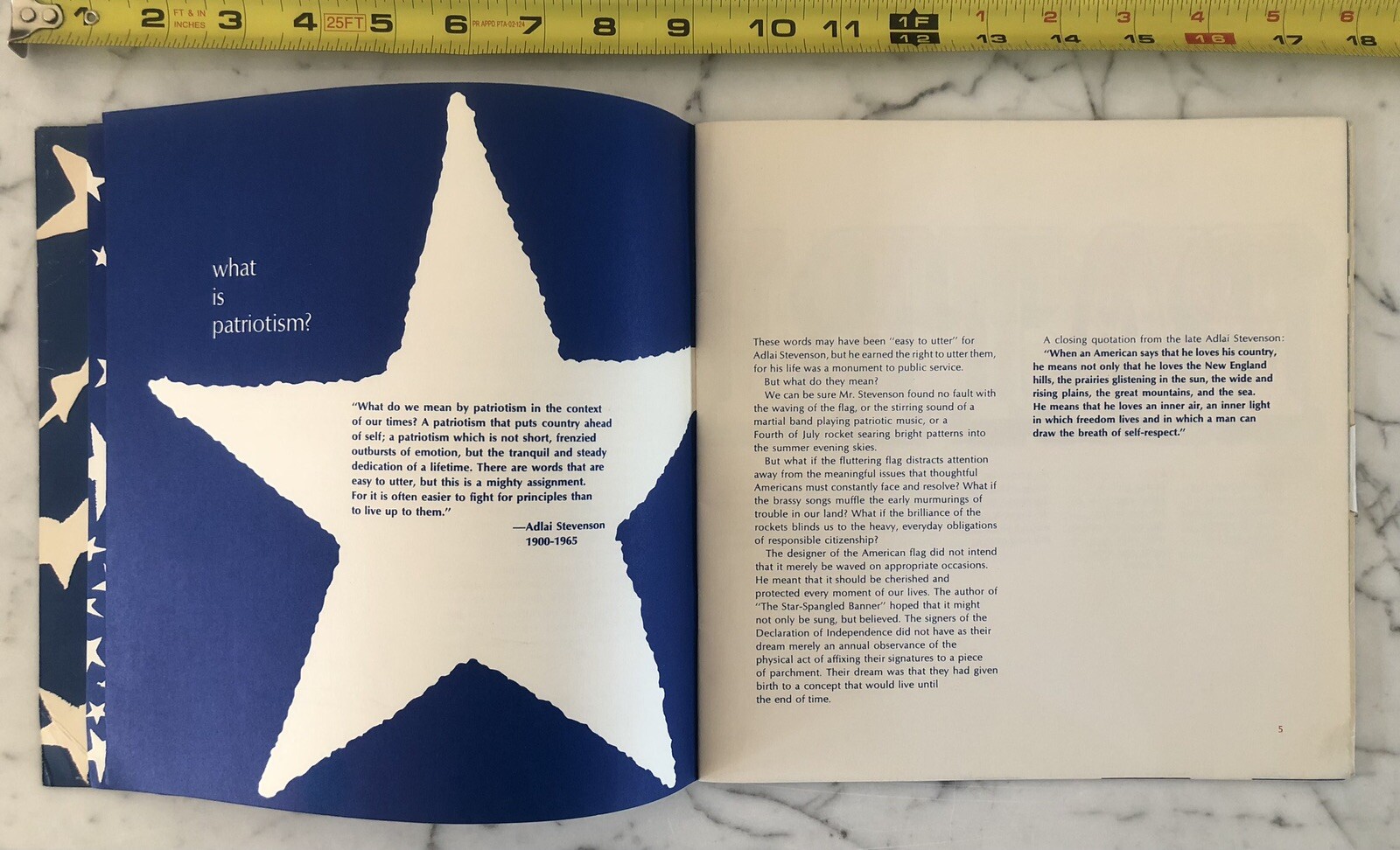 Rare Vintage 60’s Vegas Greyhound Bus USA Brochure Flag Patriot Veterans Book