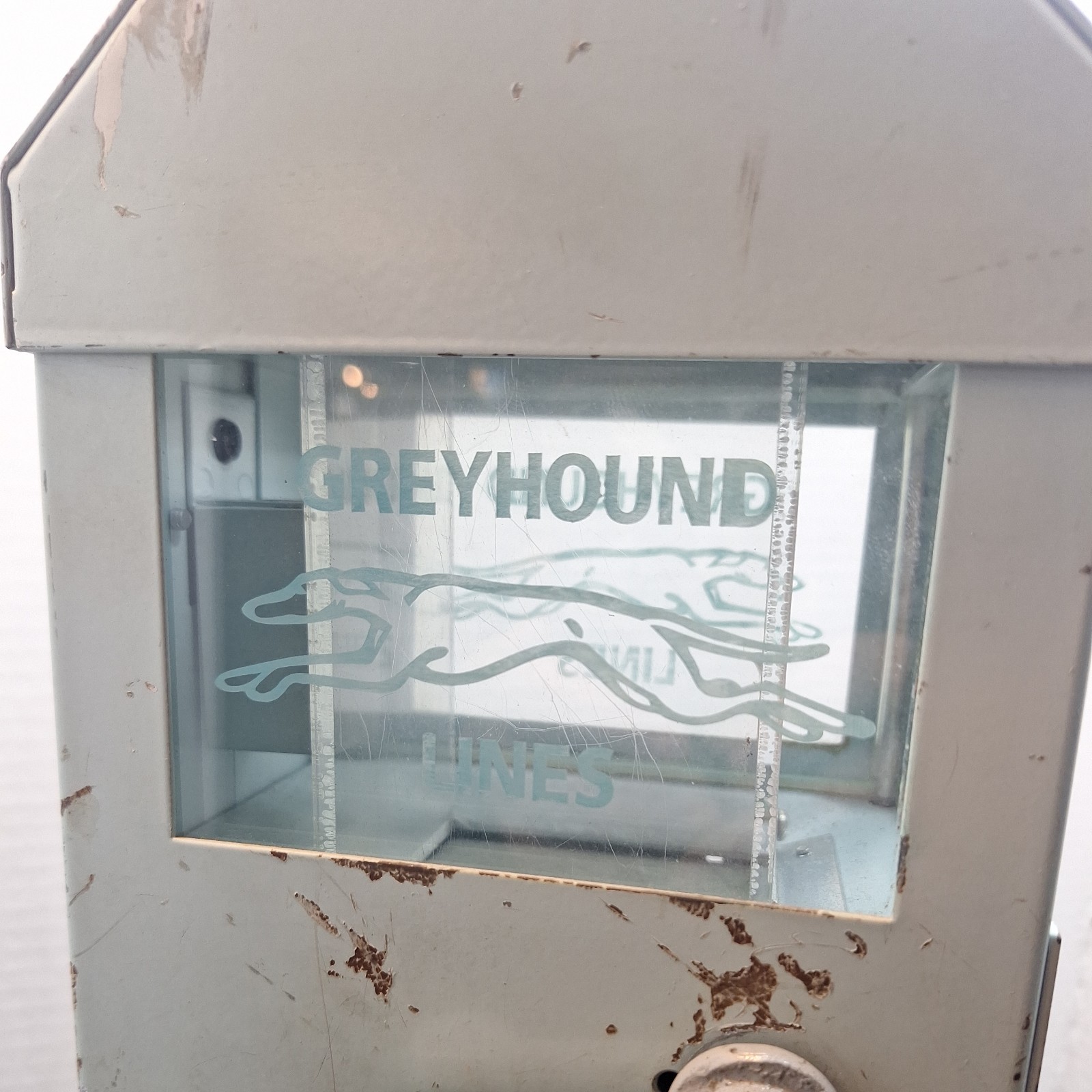 Vintage Greyhound Lines Coast To Coast Euclid Treasury Bus Fare Box With Keys